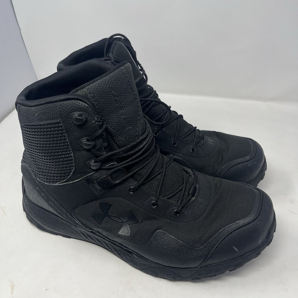 Under Armour Valsetz RTS 1.5 Boot Black Military Tactical Hiking Mens 13 Wide 4E